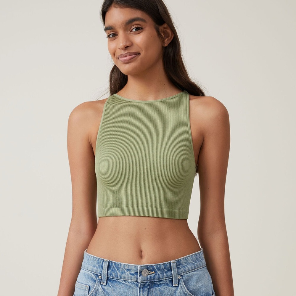 Cotton On Seamless Benni High Neck Tank